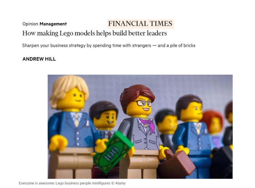 How playing with LEGOÂ® build better leaders